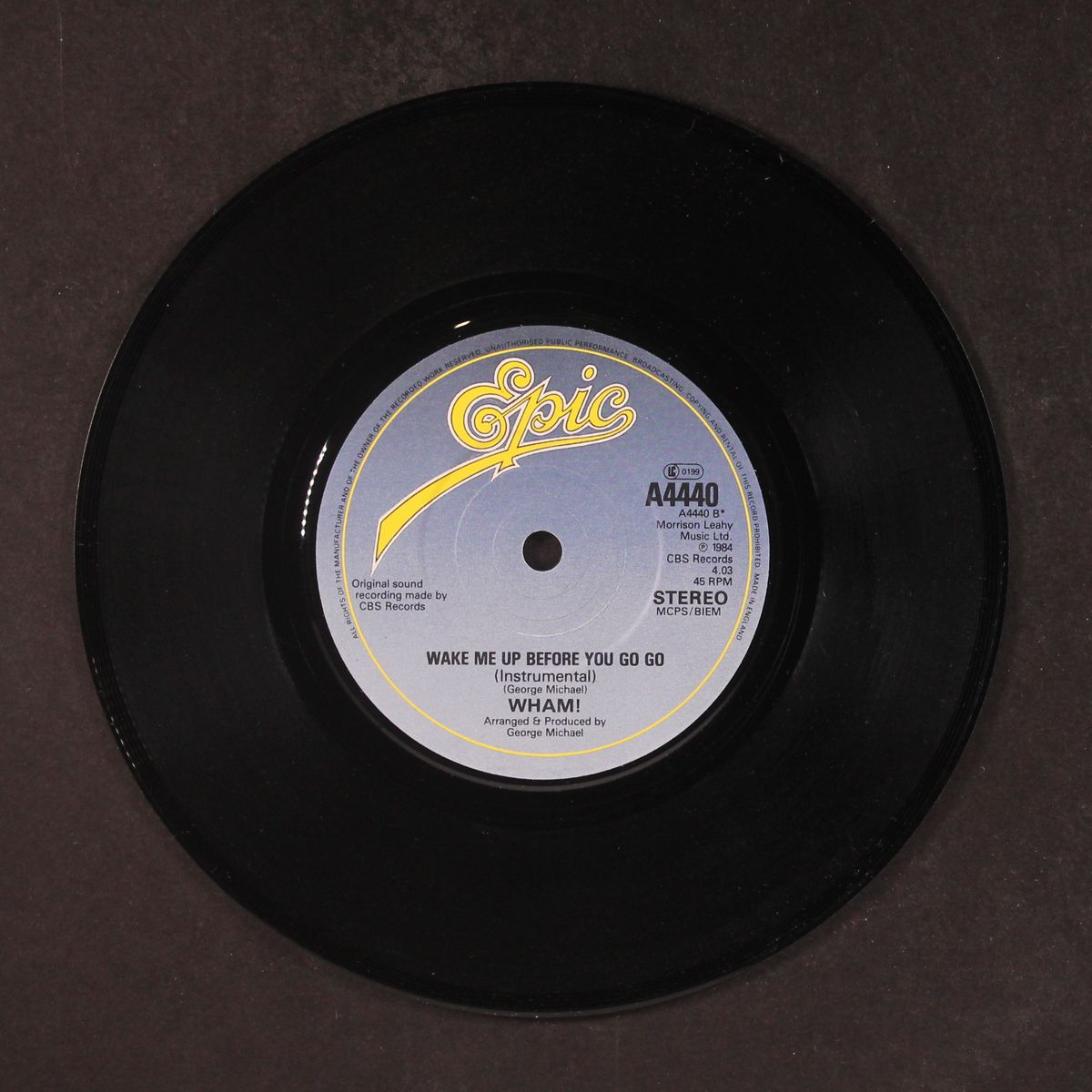 wake me up before you go go / instro by WHAM!