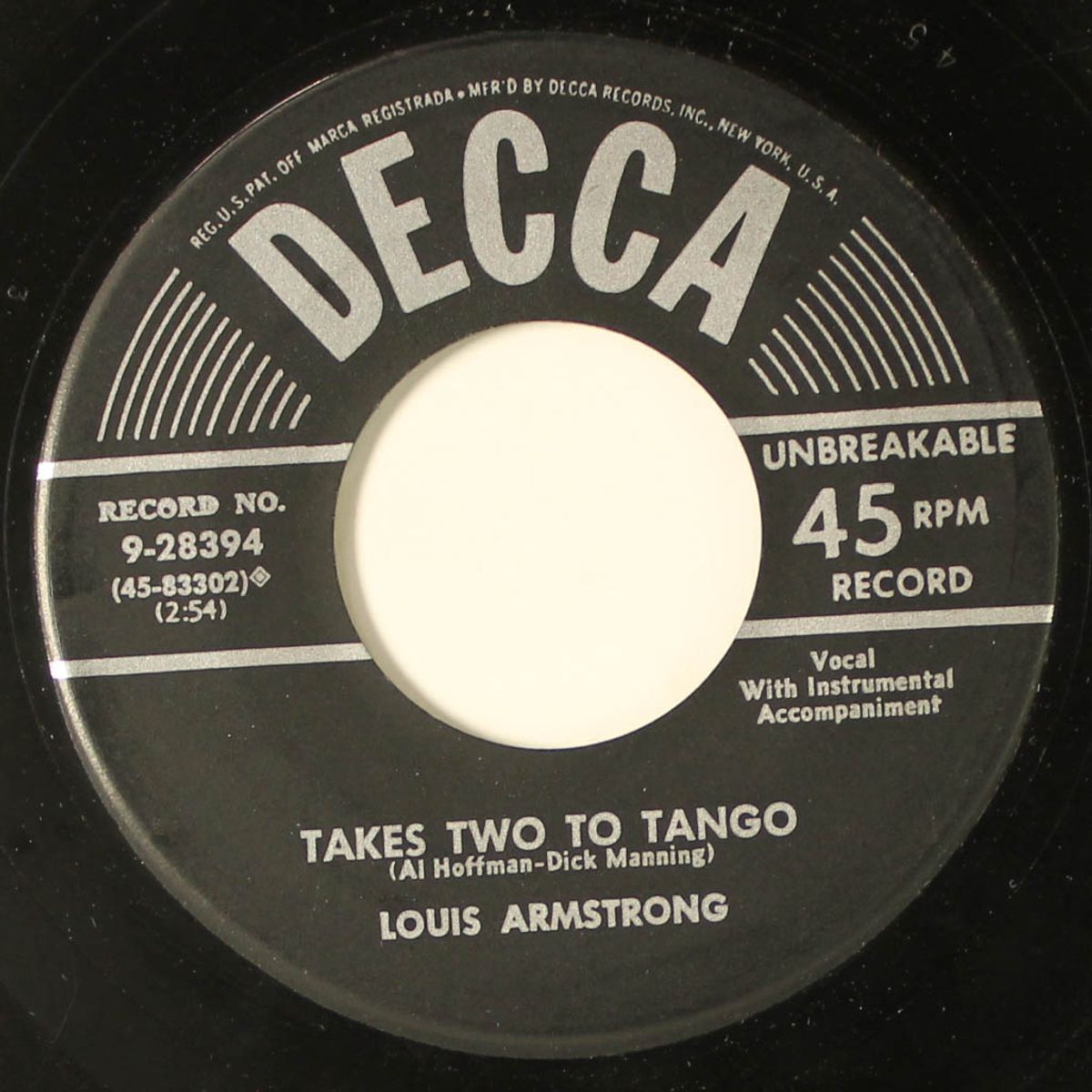 i laughed at love / takes two to tango by LOUIS ARMSTRONG