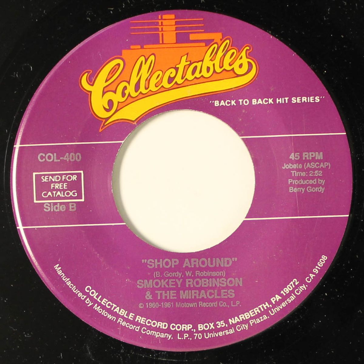 shop around / way over there by SMOKEY ROBINSON & MIRACLES