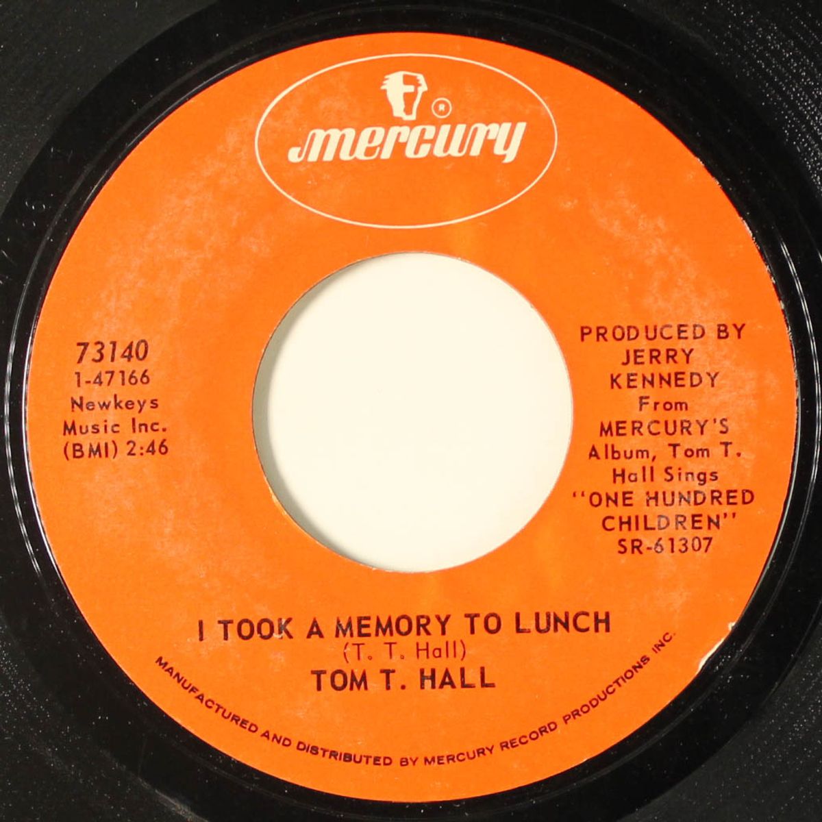 one hundred children / i took a memory to lunch by TOM T. HALL