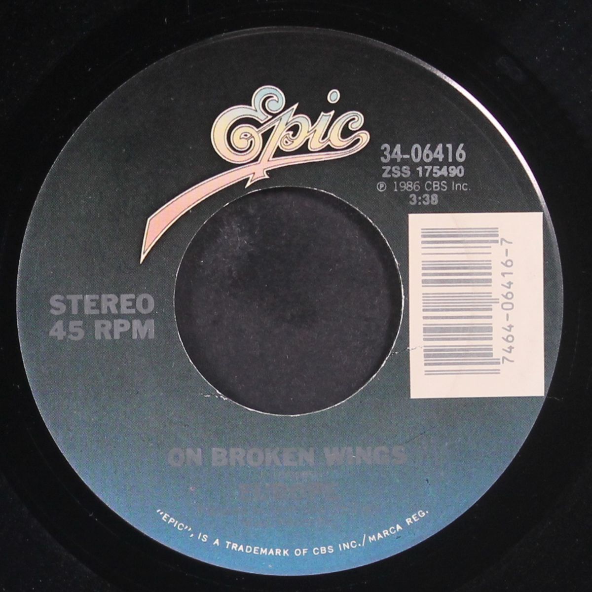 the final countdown / on broken wings by EUROPE