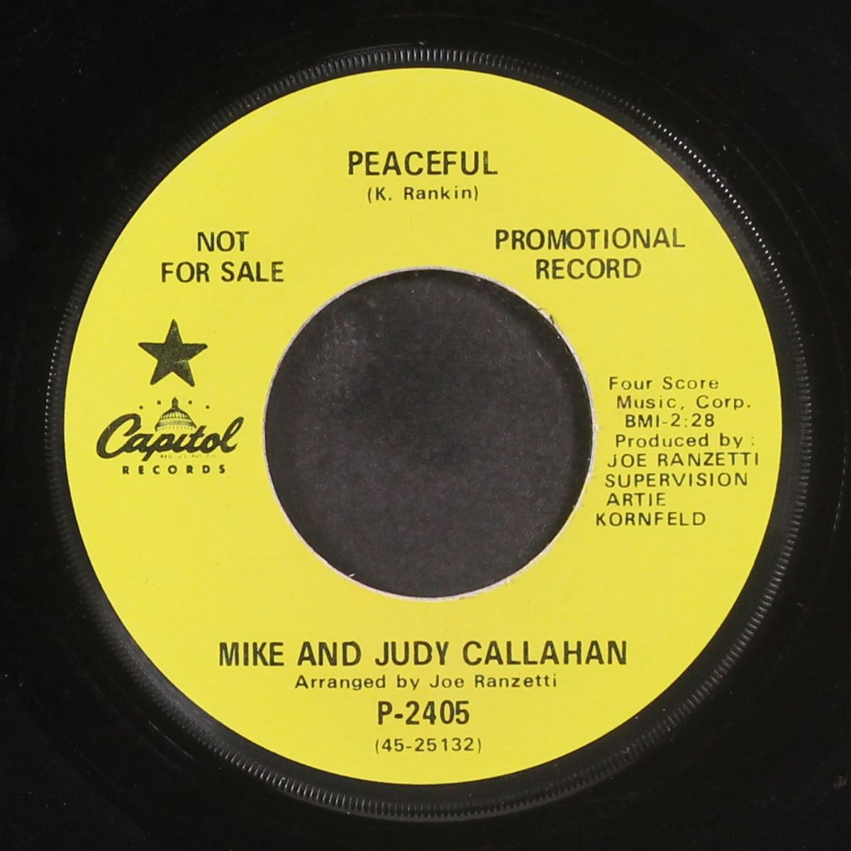 peaceful / it can happen to you by MIKE & JUDY CALLAHAN
