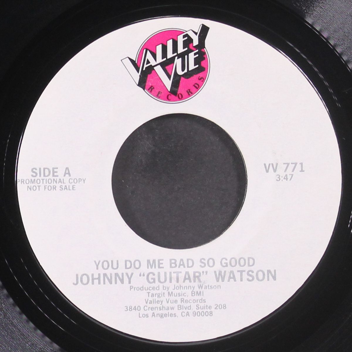 you do me bad so good / byrd ball train by JOHNNY "GUITAR" WATSON