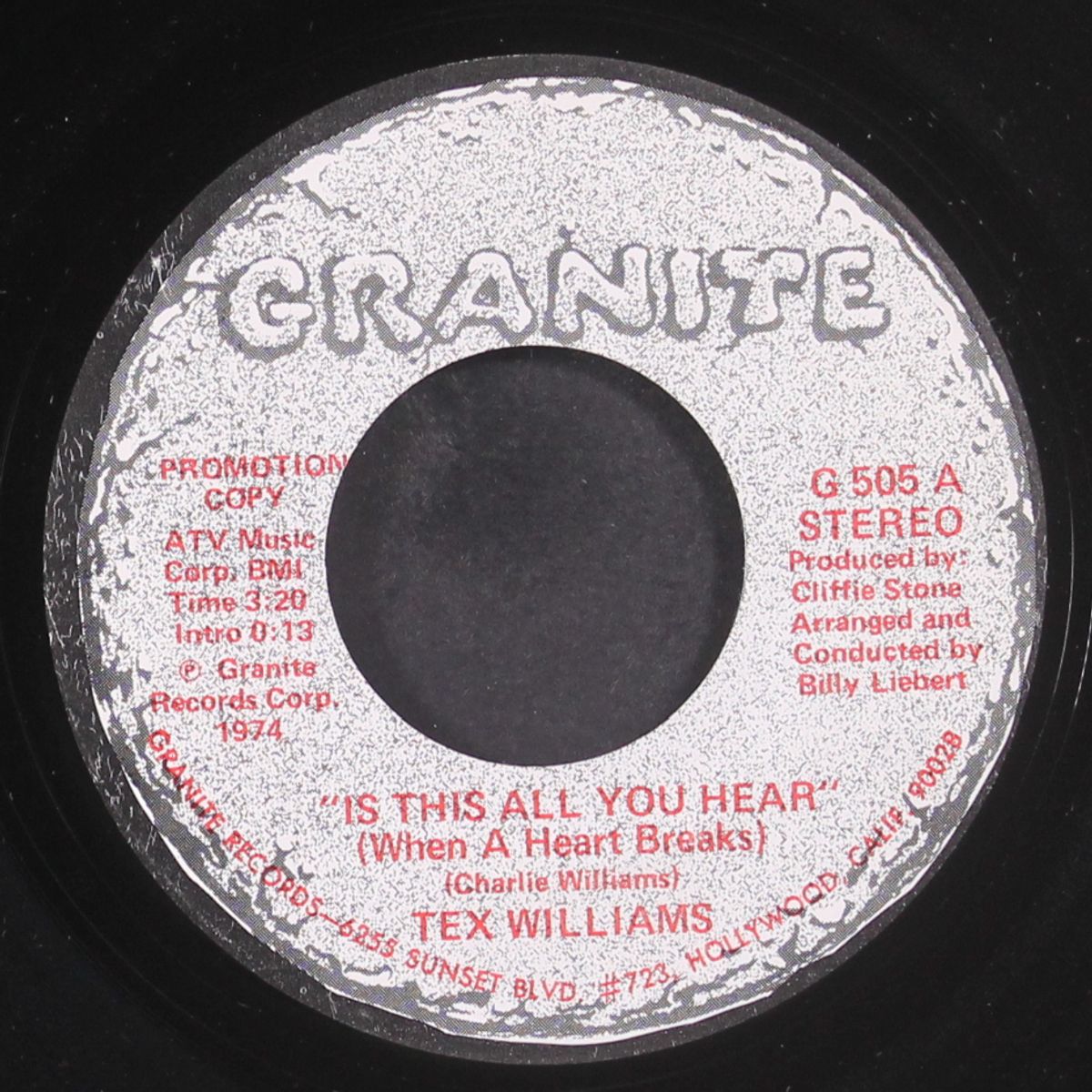 is this all you hear by TEX WILLIAMS