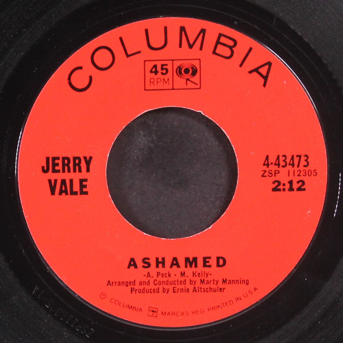 big wide world / ashamed by JERRY VALE