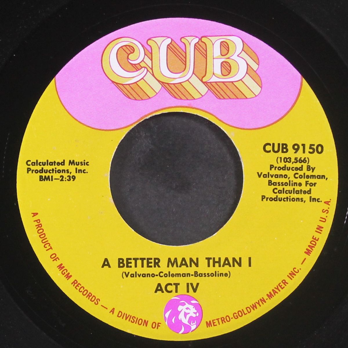 a better man than i / bless you by ACT IV