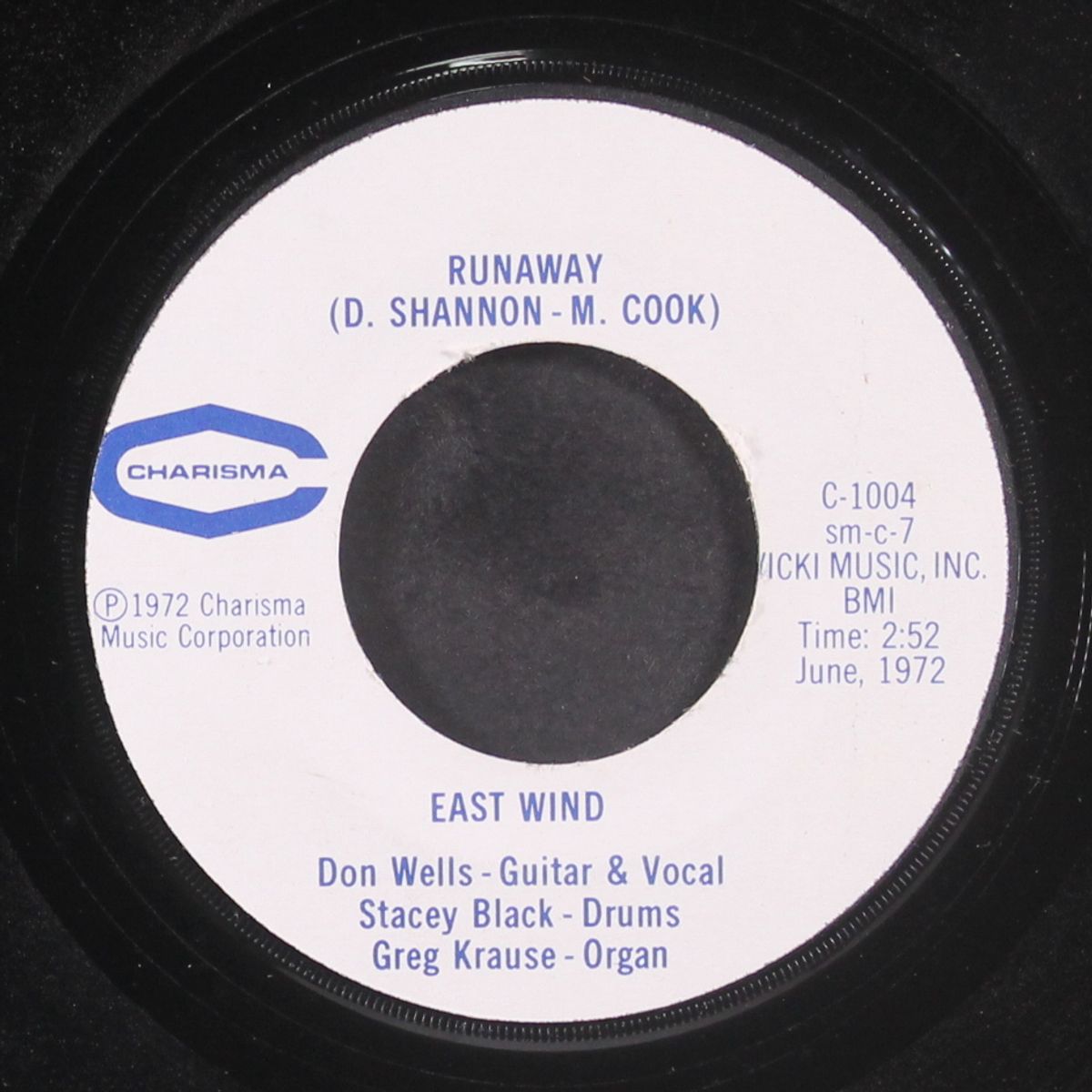 don't let the sun catch you cryin' / runaway by EAST WIND