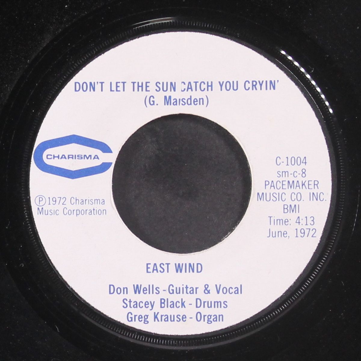 don't let the sun catch you cryin' / runaway by EAST WIND