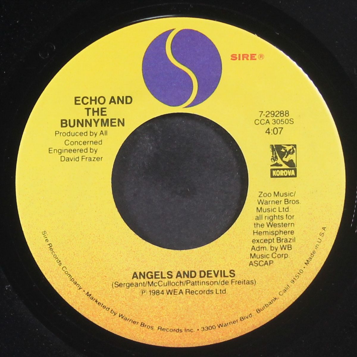 seven seas / angels and devils by ECHO & BUNNYMEN