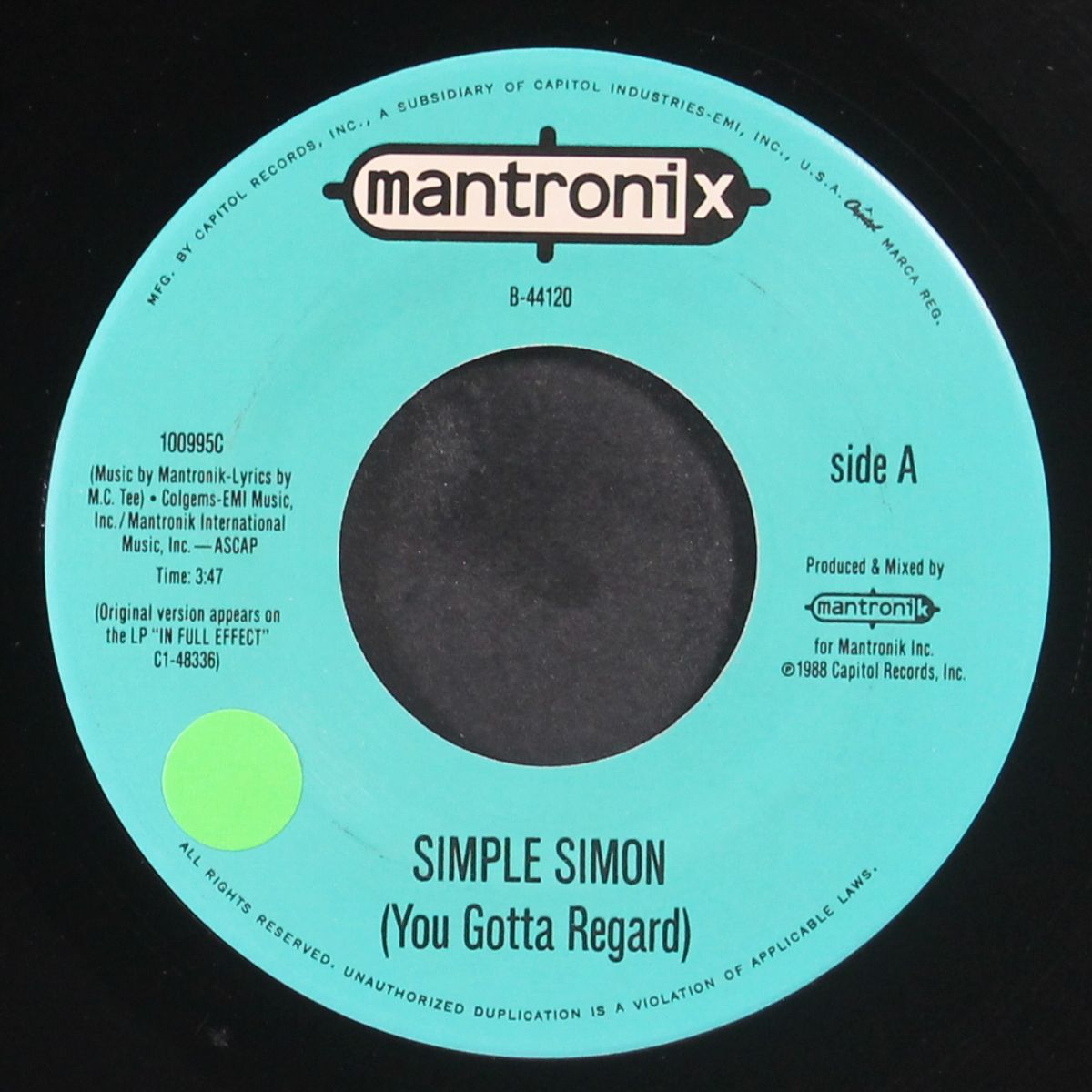 simple simon by MANTRONIX