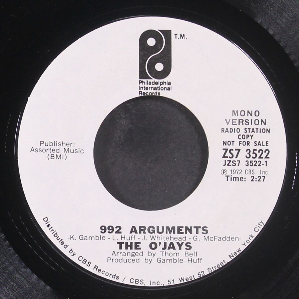 992 arguments by O'JAYS