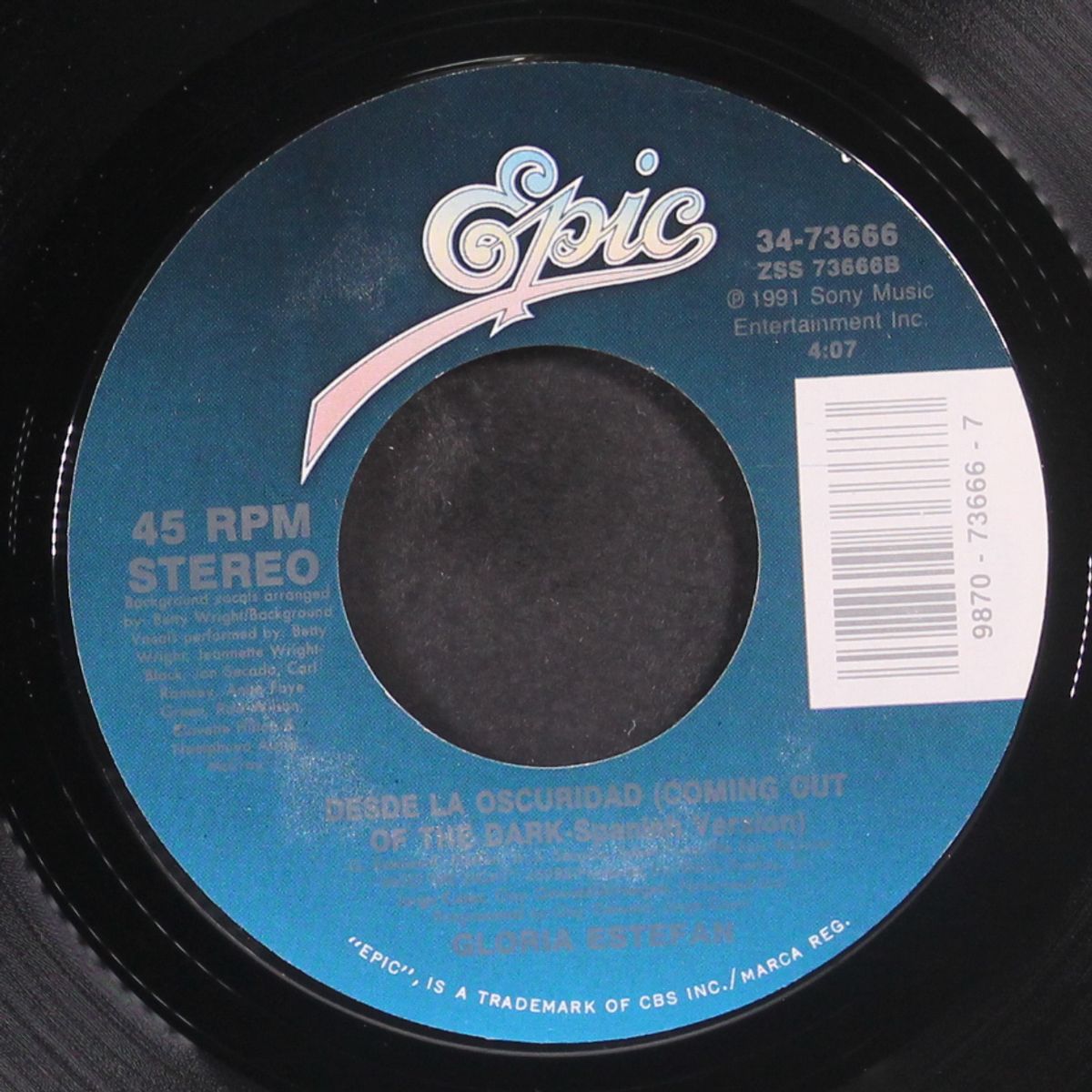 coming out of the dark by GLORIA ESTEFAN