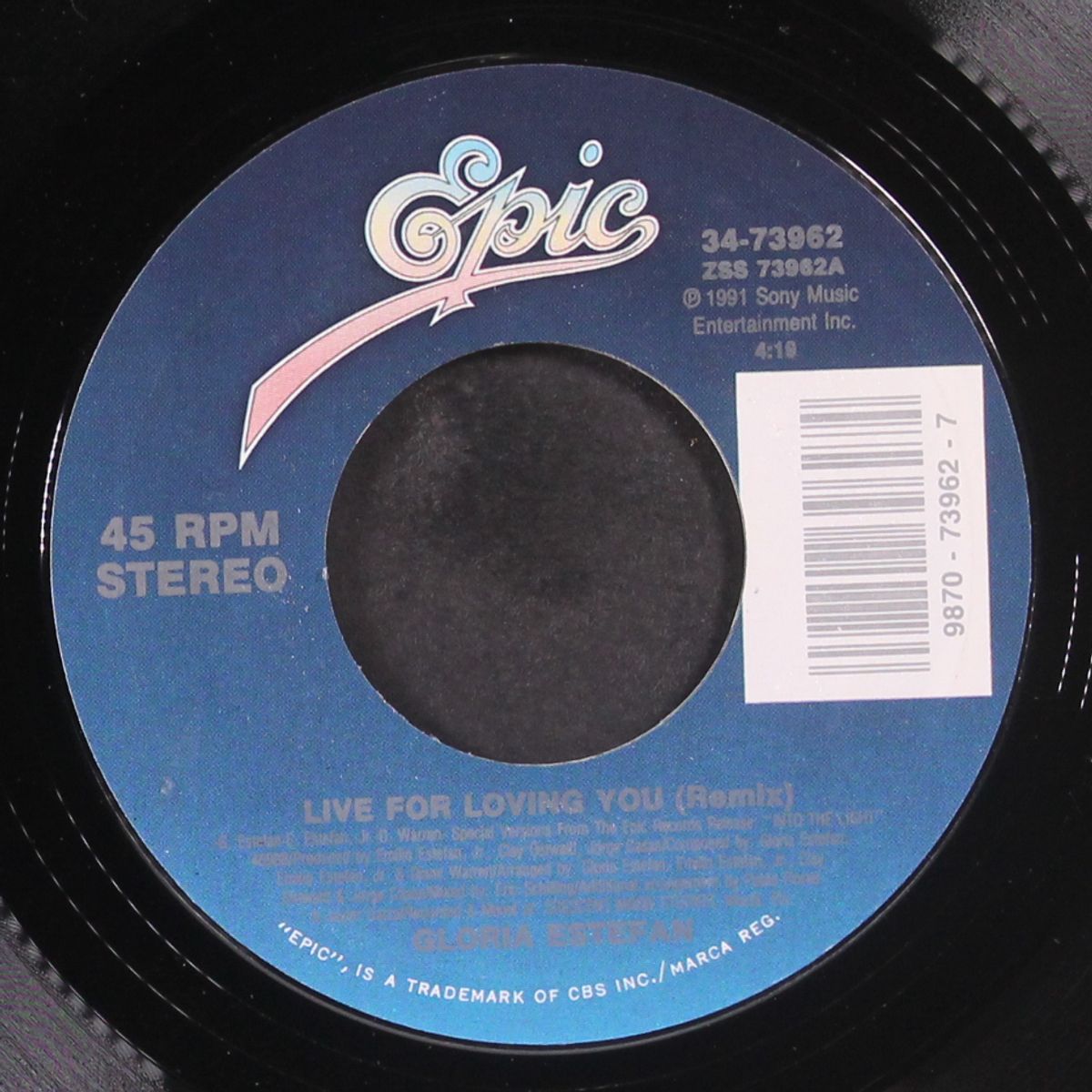 live for loving you by GLORIA ESTEFAN