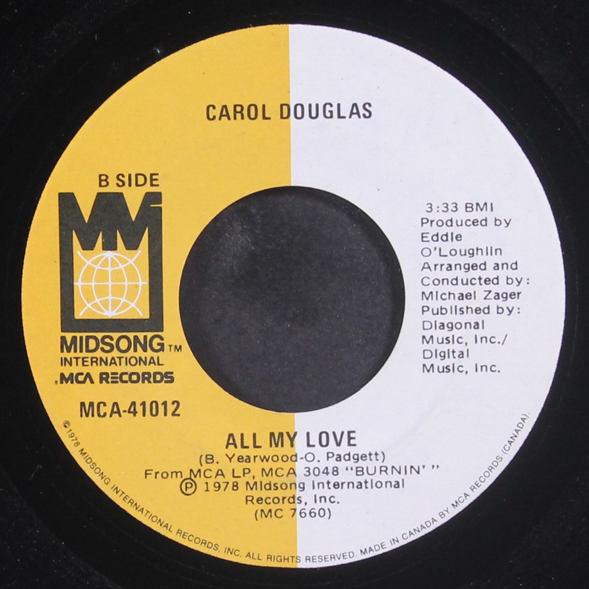 fell in love for the first time today by CAROL DOUGLAS