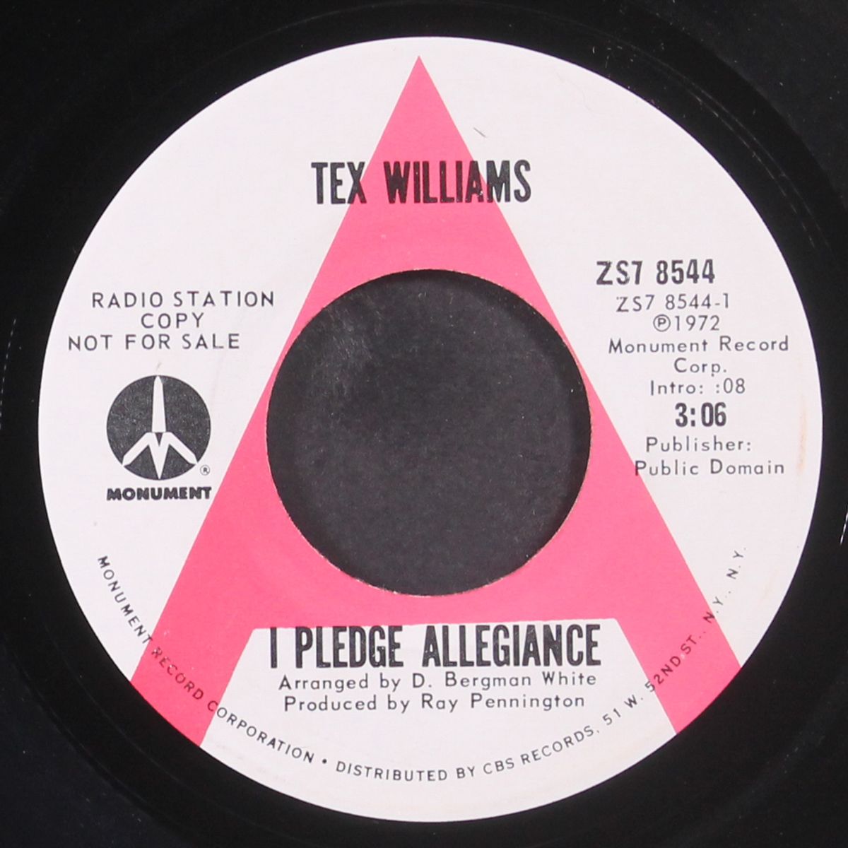 i pledge allegiance by TEX WILLIAMS