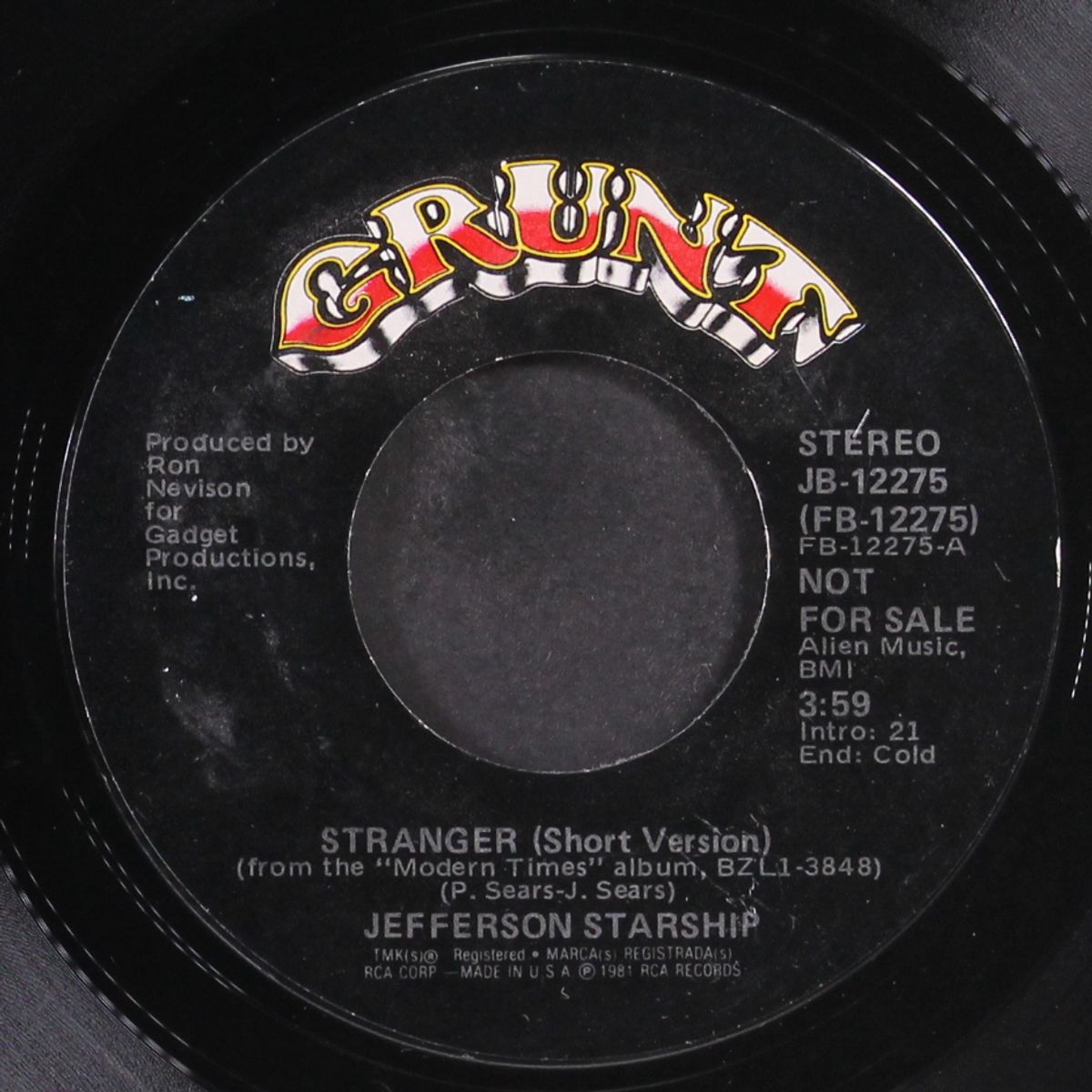 stranger by JEFFERSON STARSHIP