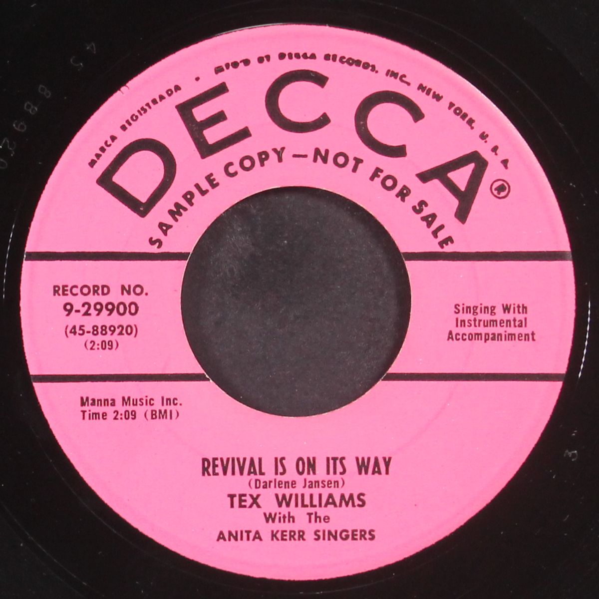 revival is on it's way by TEX WILLIAMS