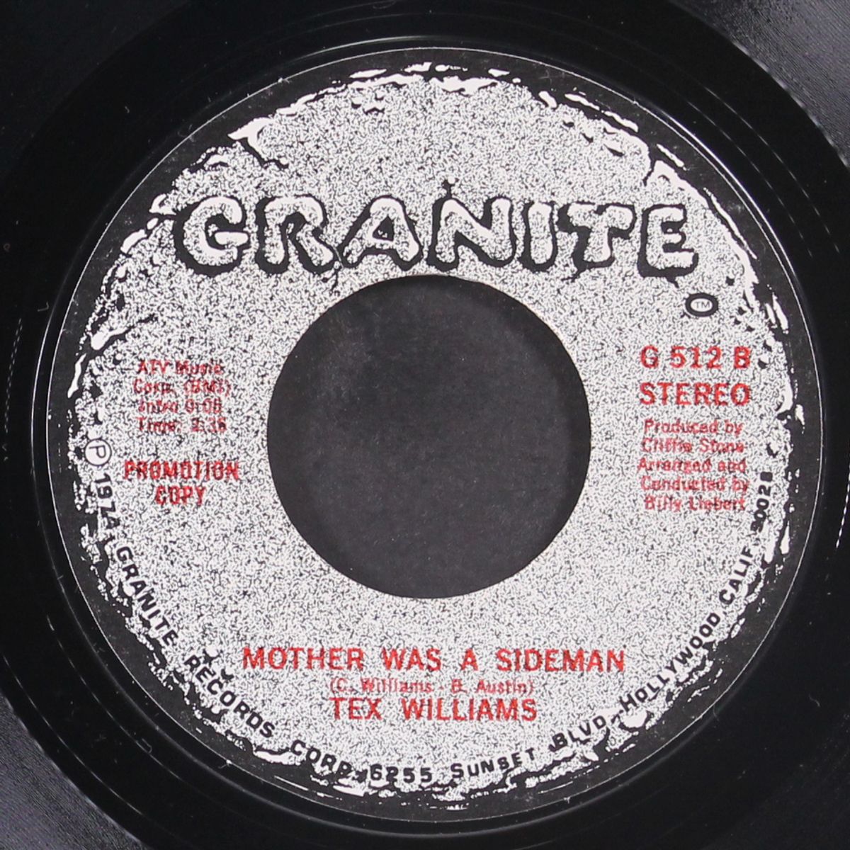 bum, bum, bum / mother was a sideman by TEX WILLIAMS