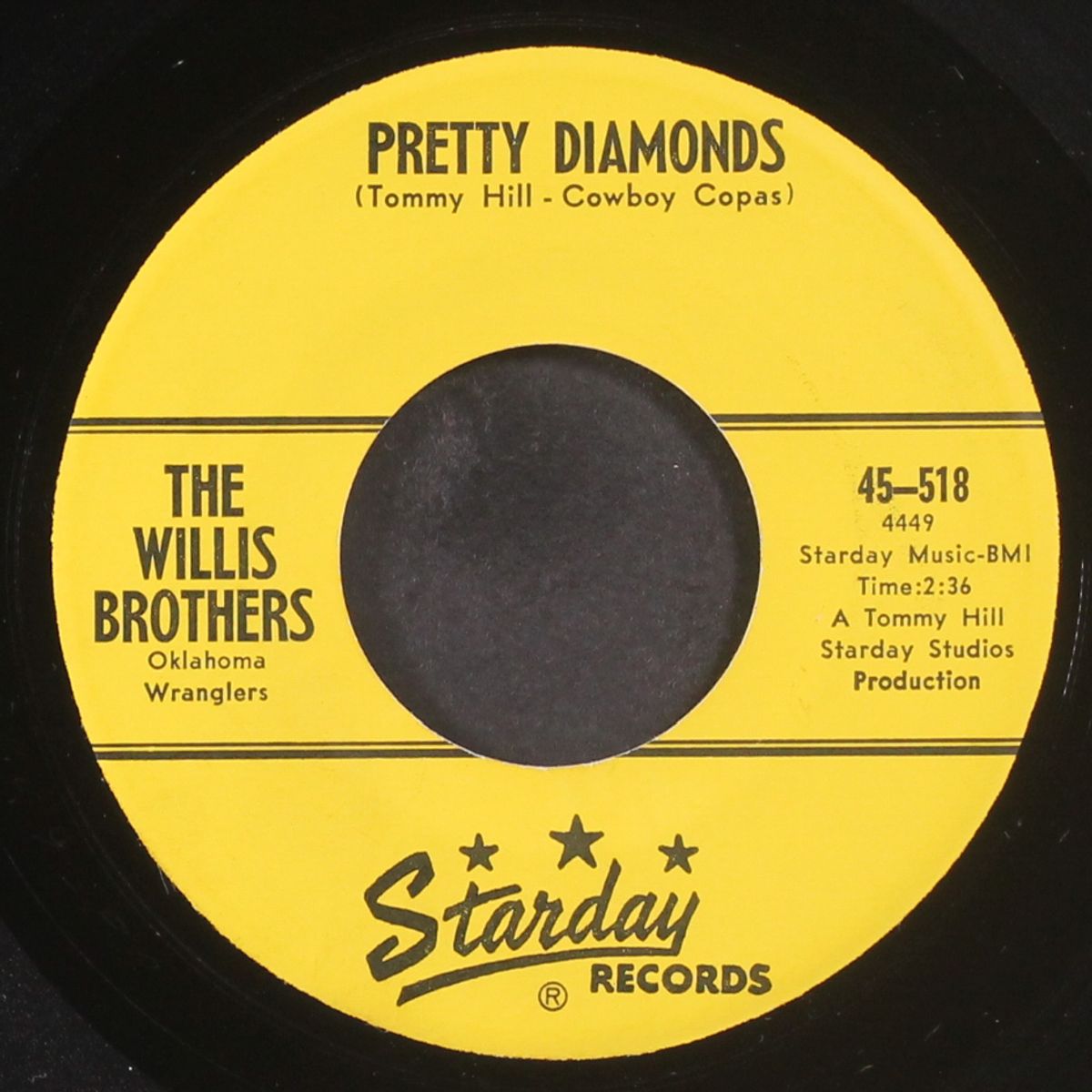 billy the kid / pretty diamonds by WILLIS BROTHERS