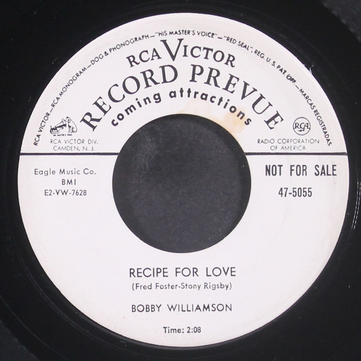 recipe for love by BOBBY WILLIAMSON
