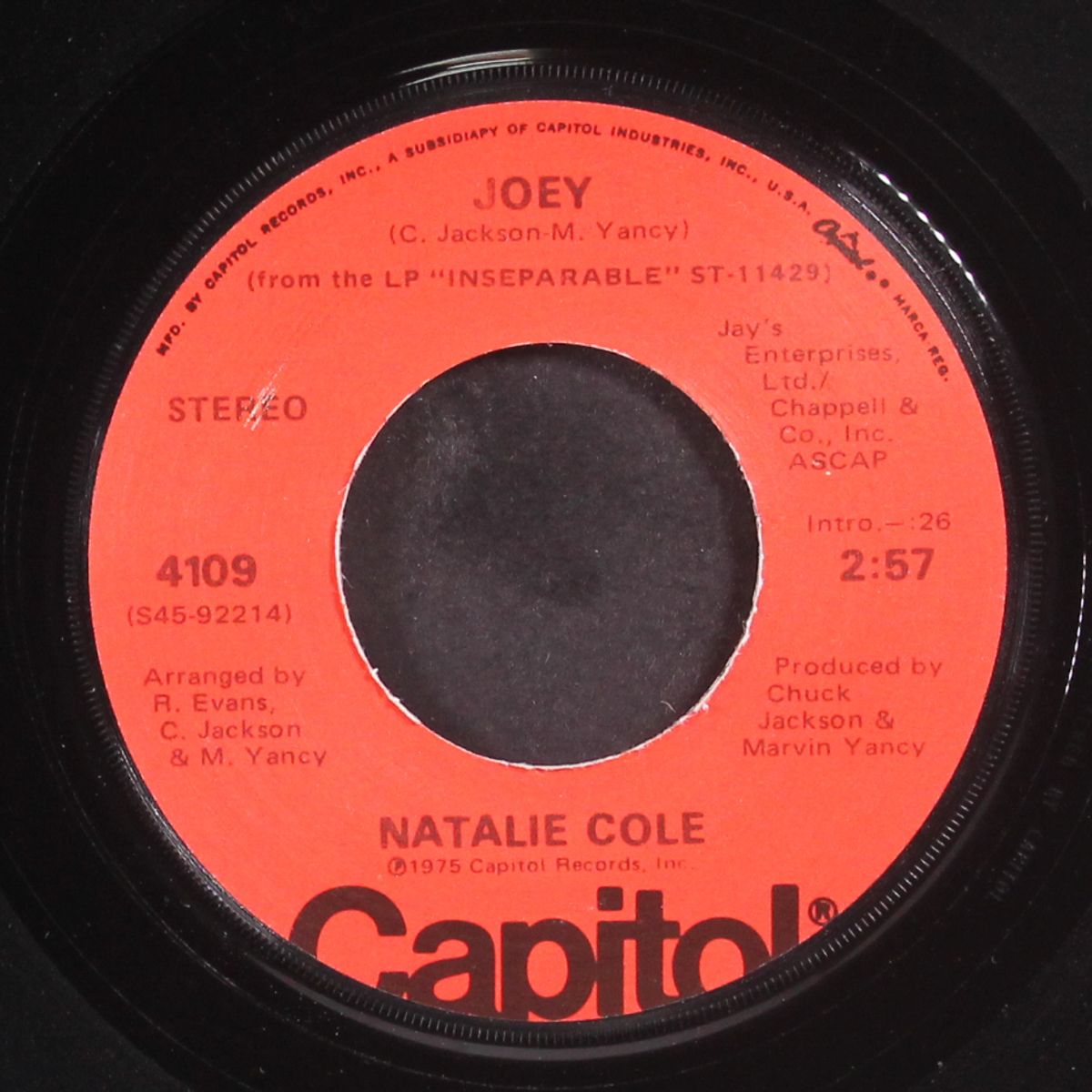 this will be / joey by NATALIE COLE