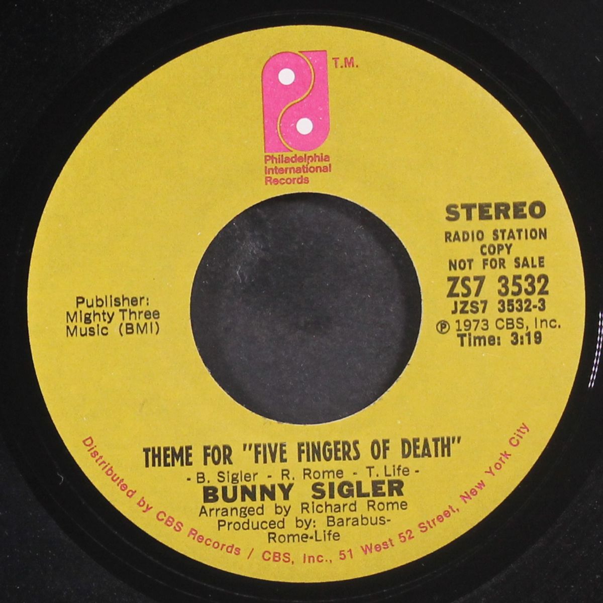 theme for five fingers of death / mono by BUNNY SIGLER