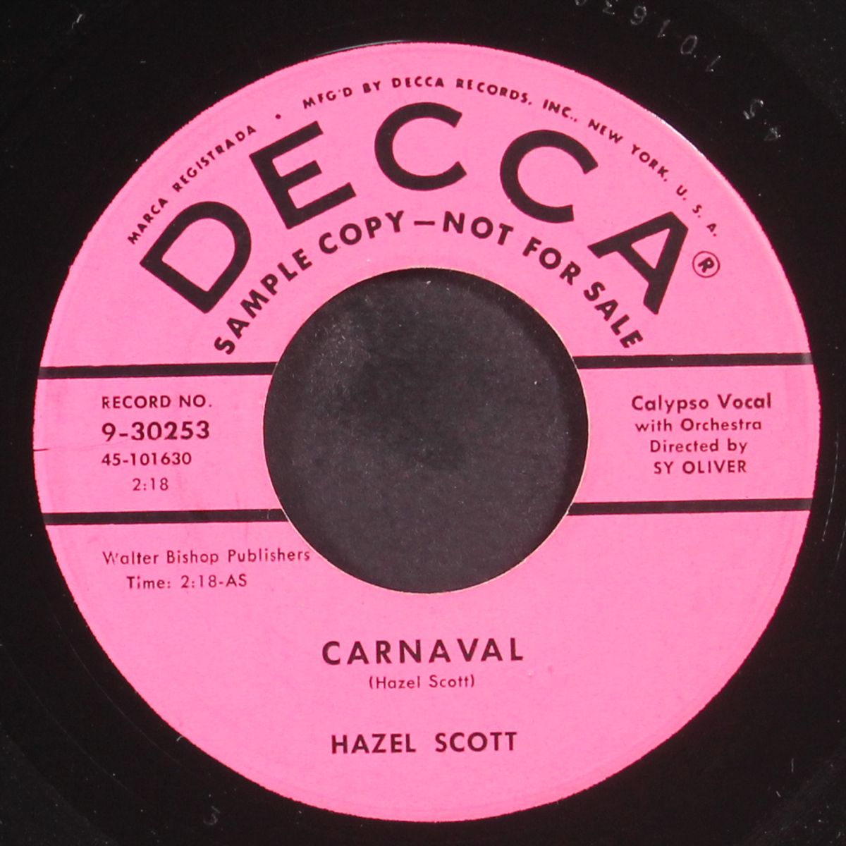 take me, take me / carnaval by HAZEL SCOTT