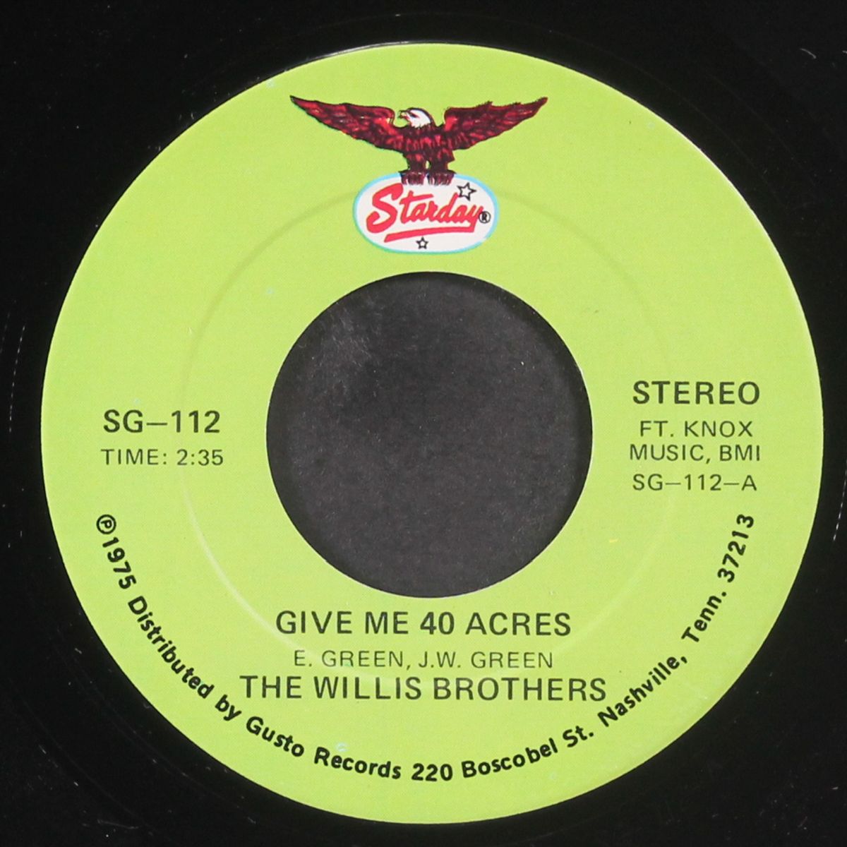 give me 40 acres / truck driver's queen by WILLIS BROTHERS