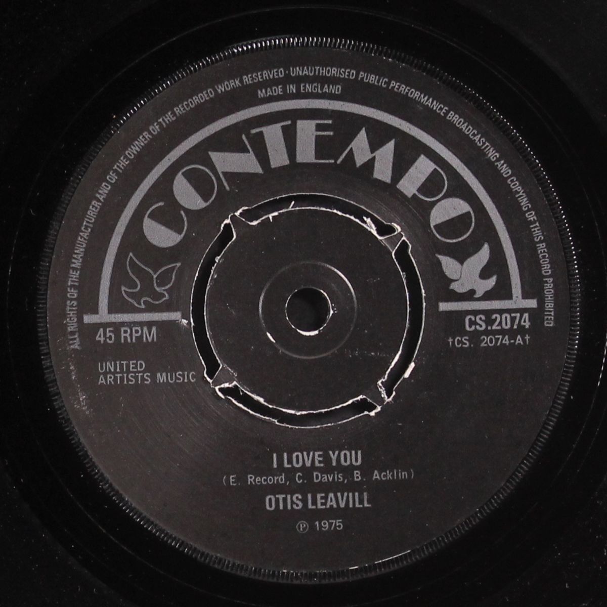 tell the world / i love you by OTIS LEAVILL