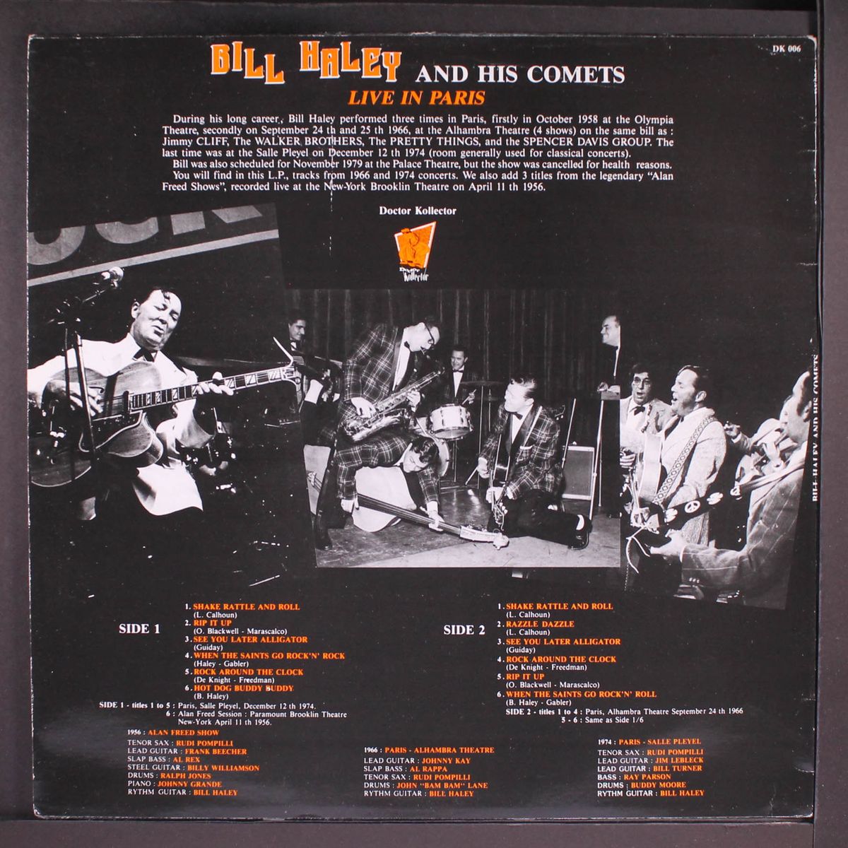 live in paris by BILL HALEY