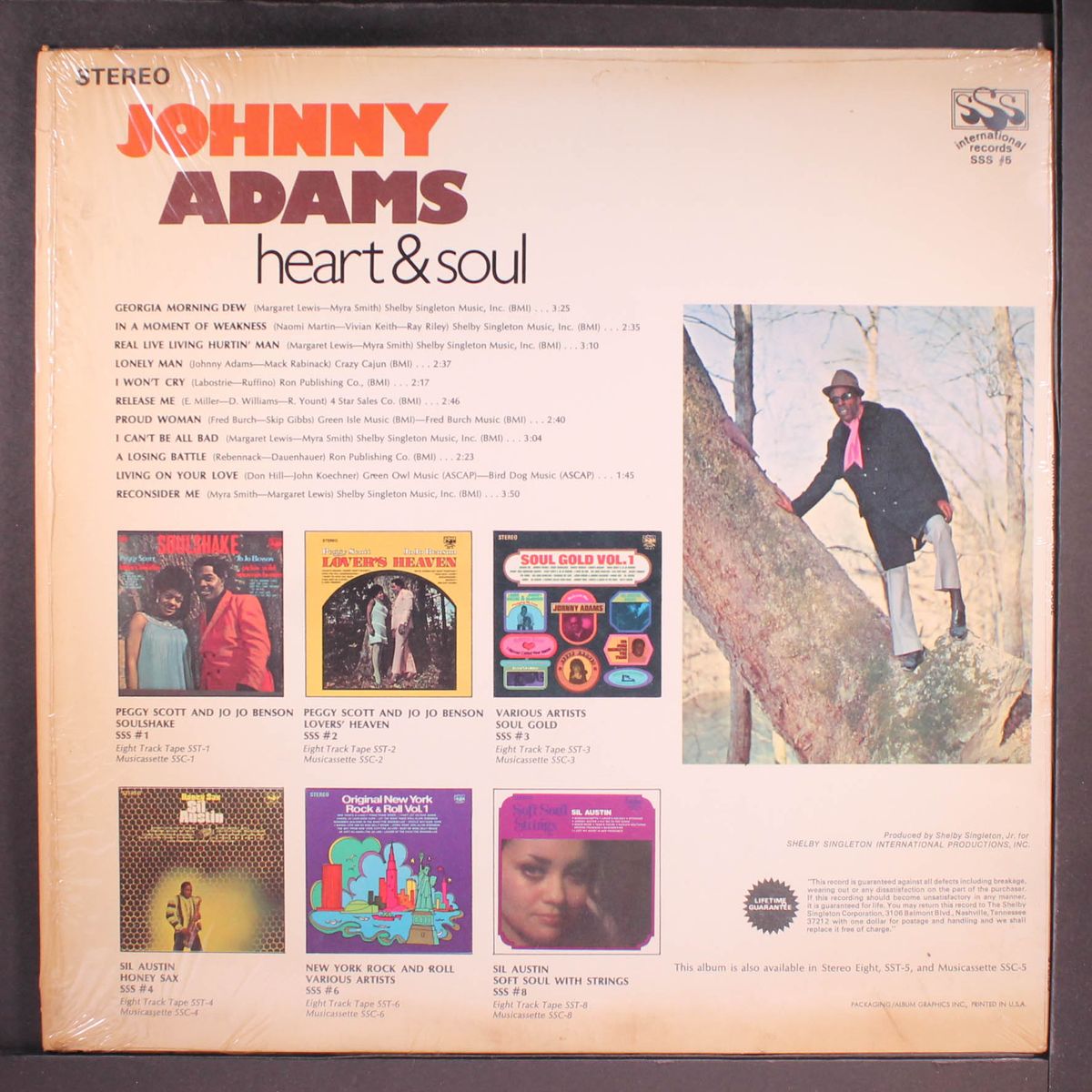 heart & soul by JOHNNY ADAMS