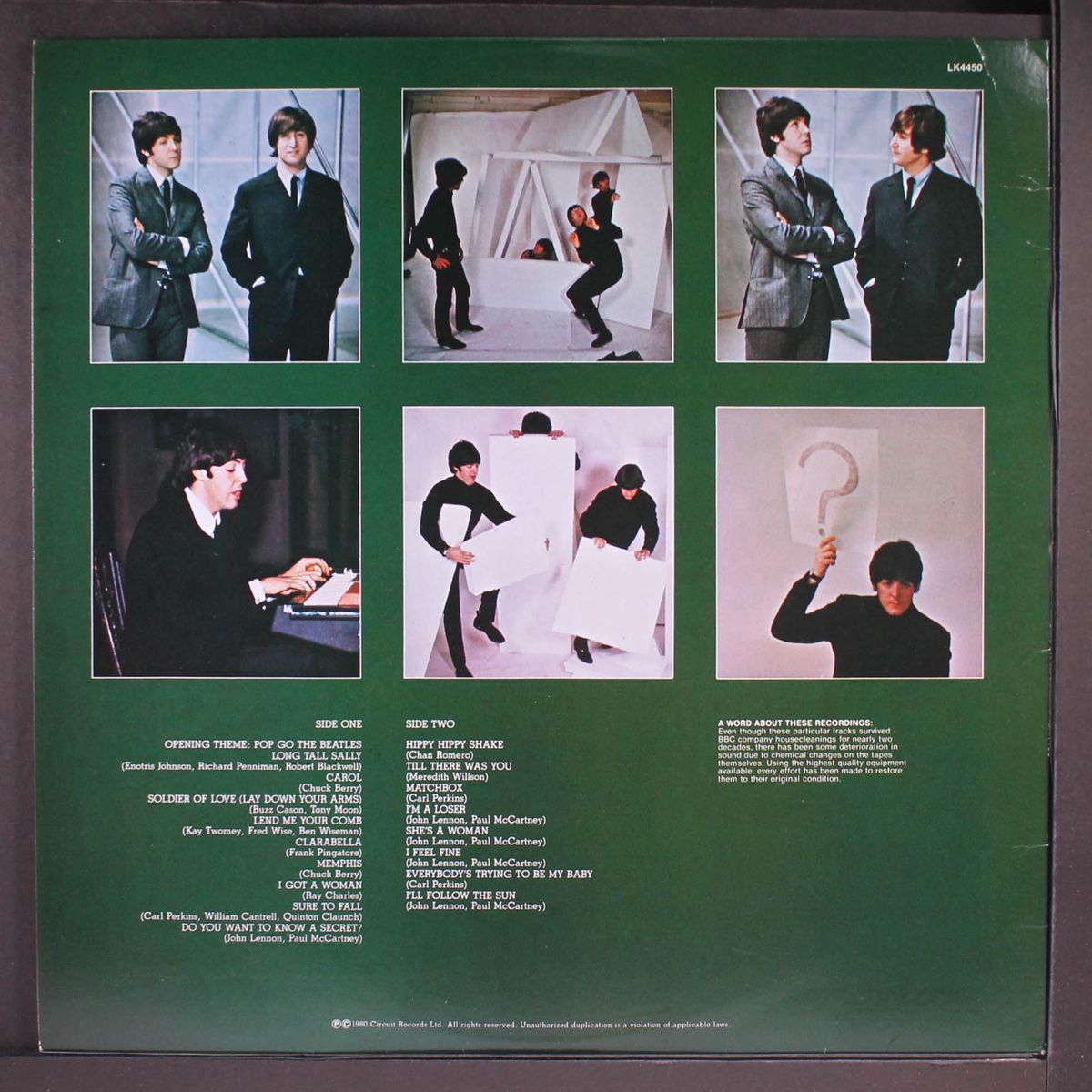 broadcasts by BEATLES