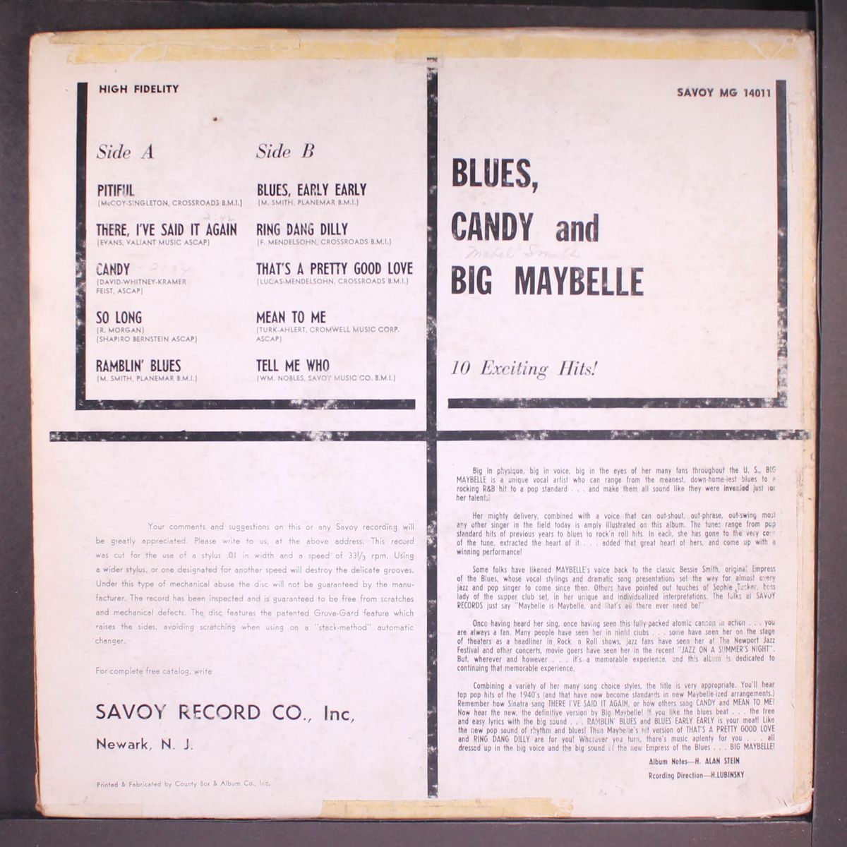 blues, candy & big maybelle by BIG MAYBELLE