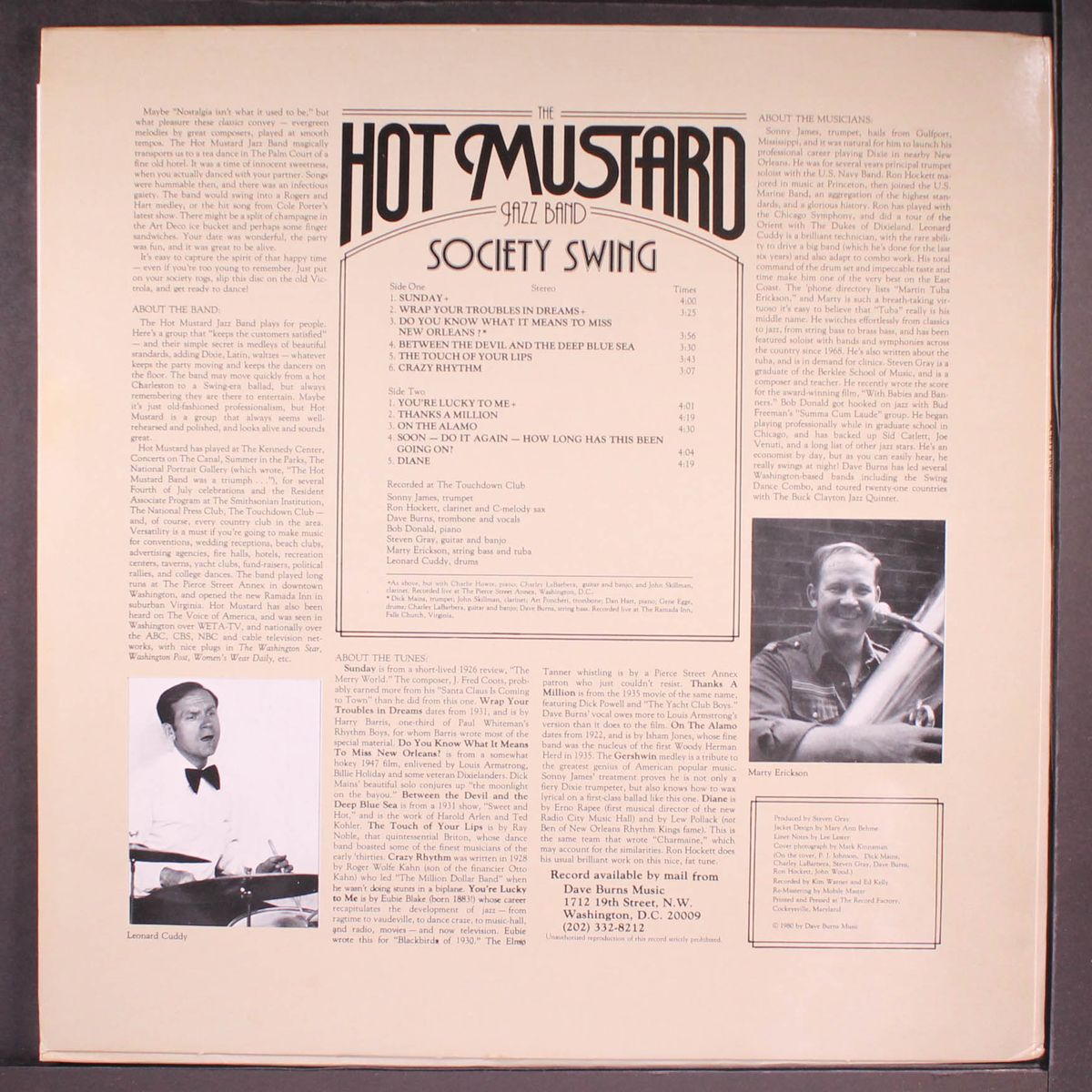 society swing by HOT MUSTARD JAZZ BAND