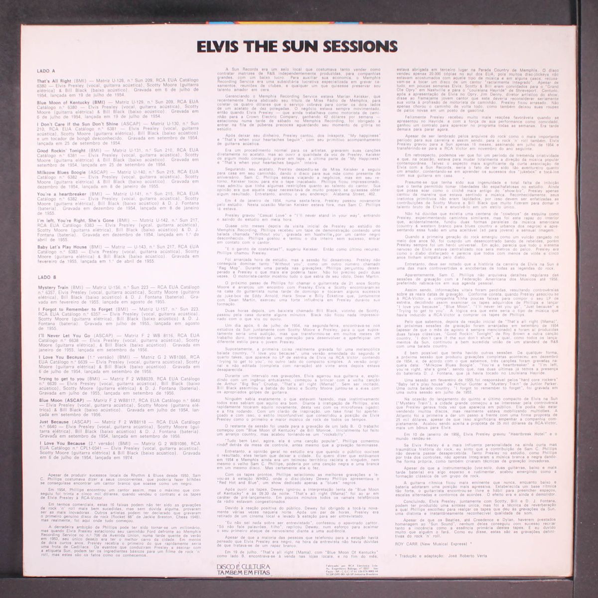 the sun sessions by ELVIS PRESLEY