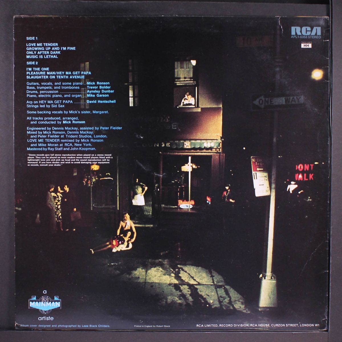 slaughter on 10th avenue by MICK RONSON