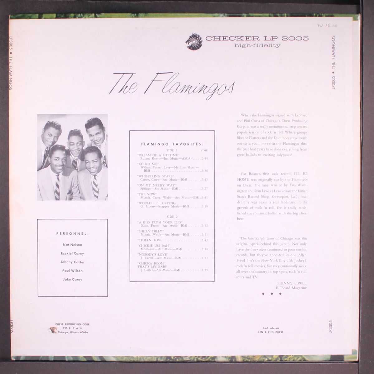 the flamingos by FLAMINGOS