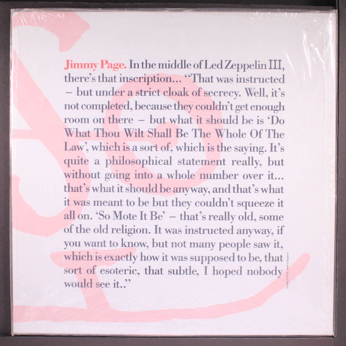 1972 interview by JIMMY PAGE