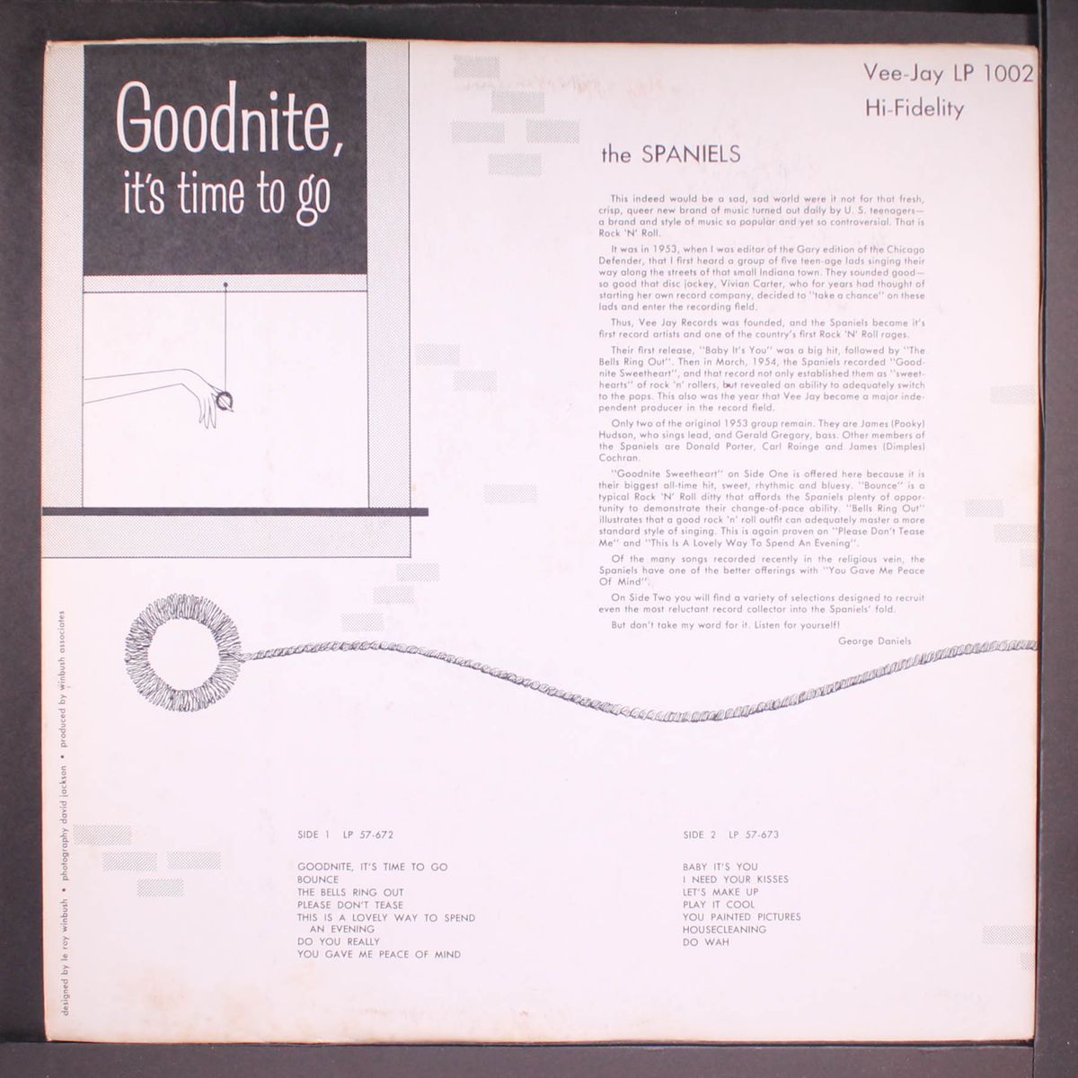 goodnite, it's time go by SPANIELS