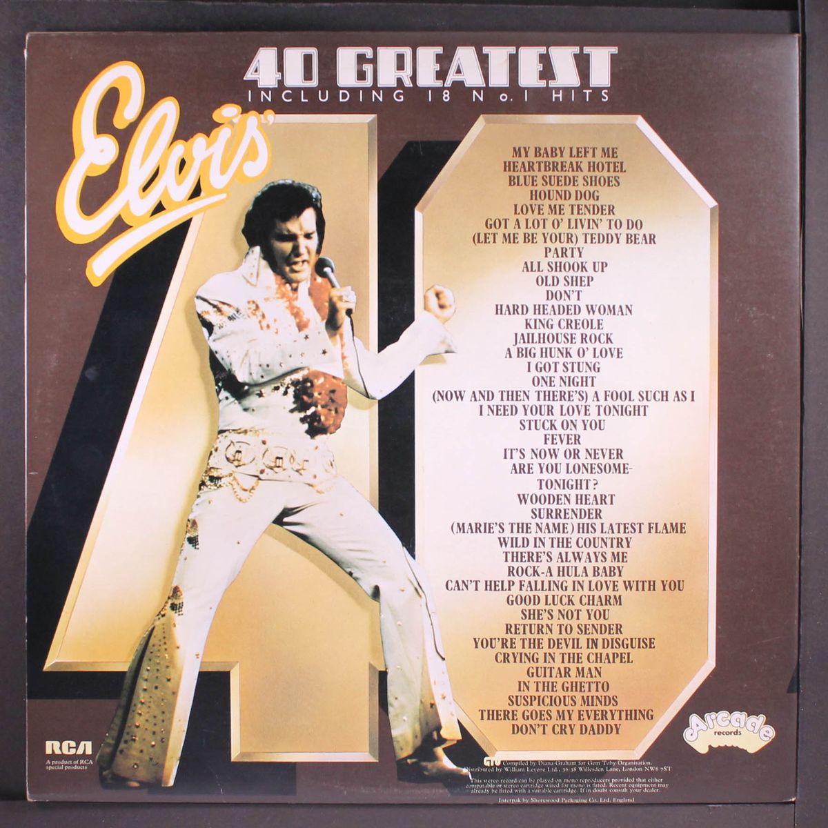 elvis' 40 greatest by ELVIS PRESLEY