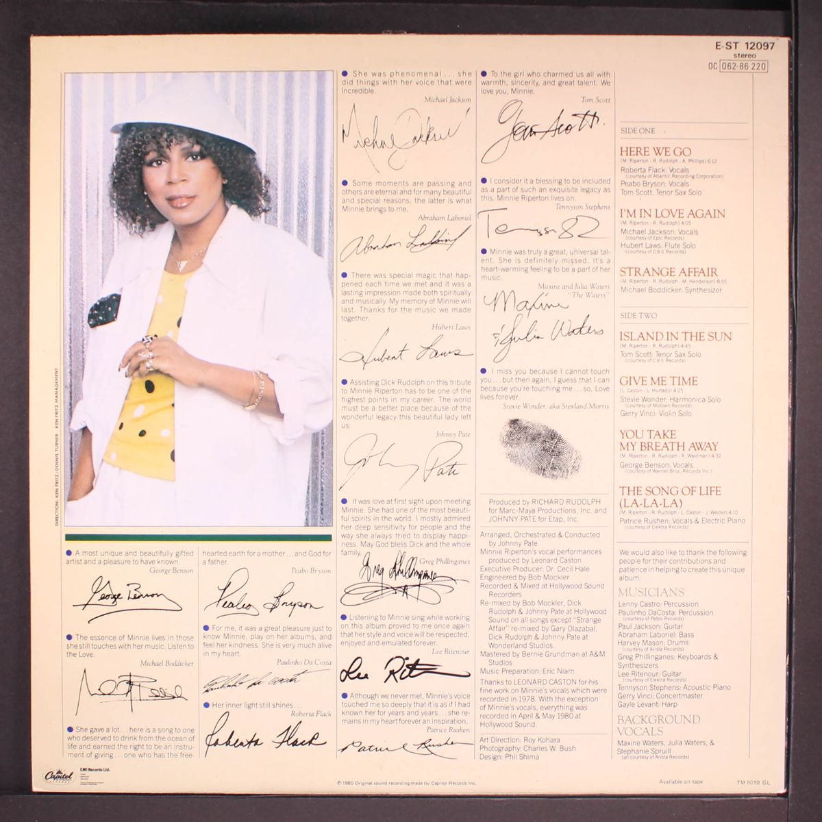 love lives forever by MINNIE RIPERTON