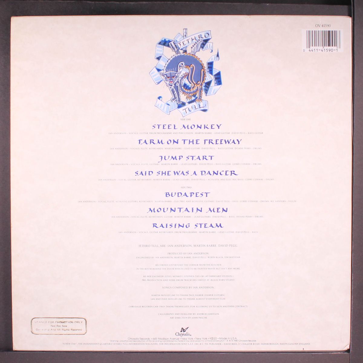 crest of a knave by JETHRO TULL
