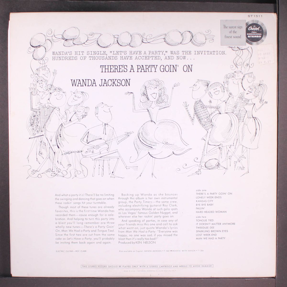 there's a party goin' on by WANDA JACKSON