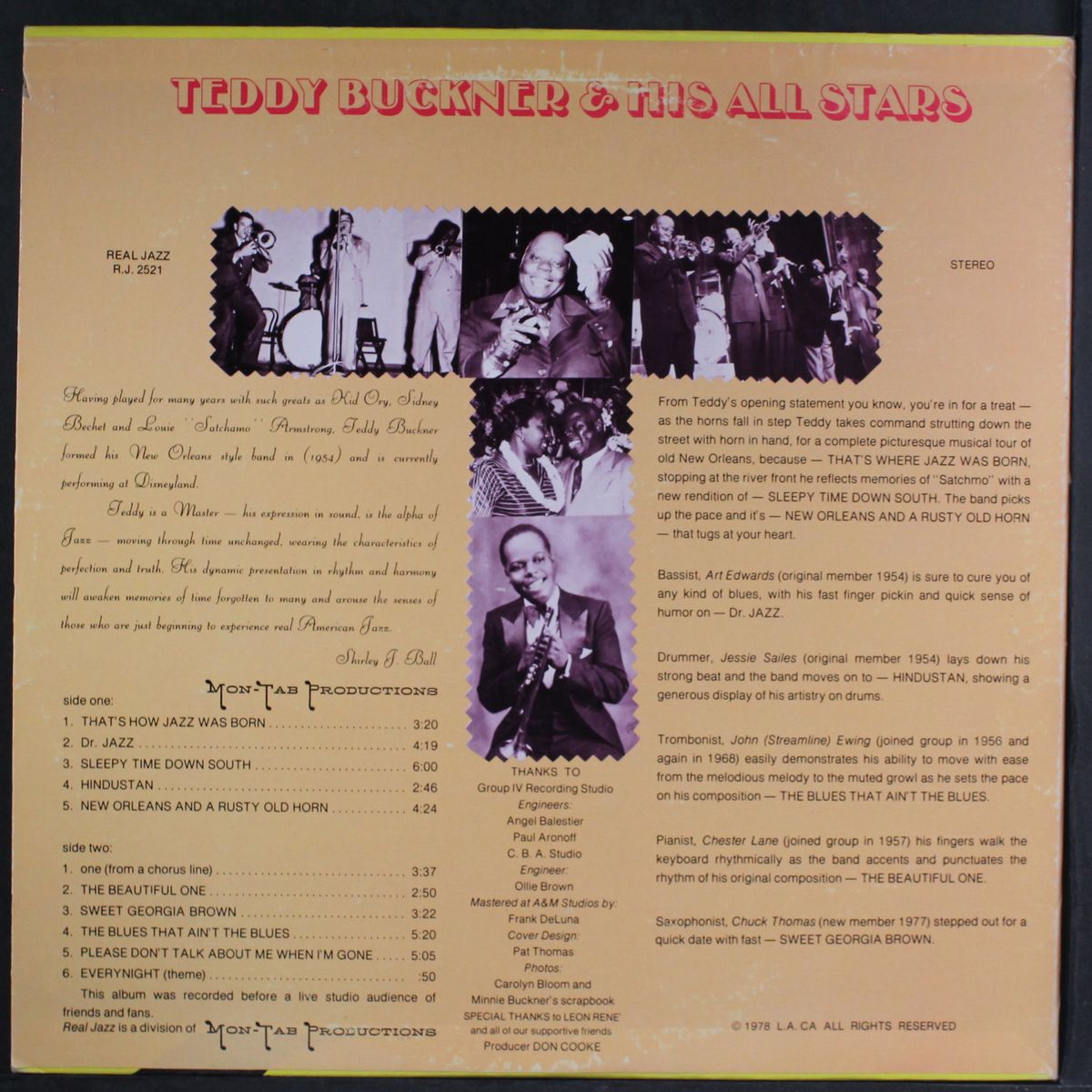 an evening with teddy by TEDDY BUCKNER
