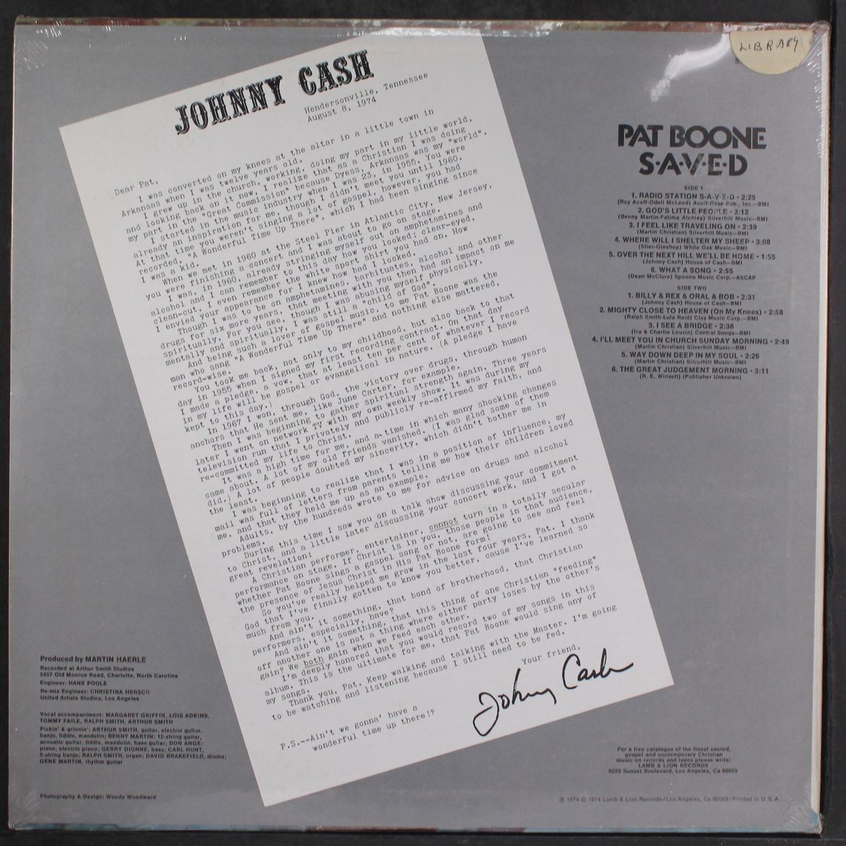 s.a.v.e.d. by PAT BOONE