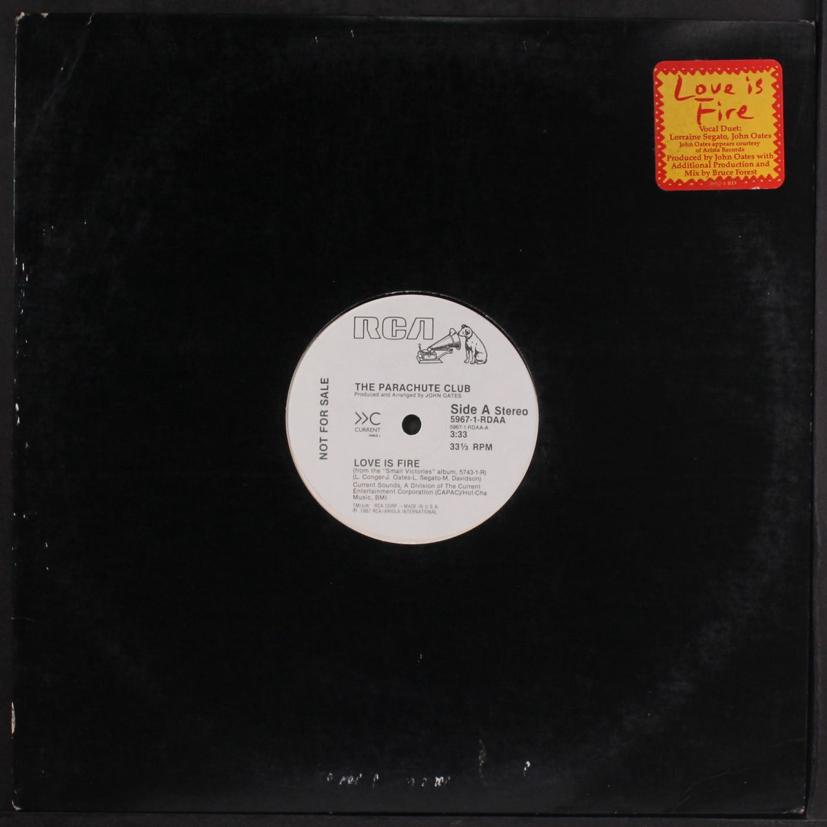 love is fire by PARACHUTE CLUB