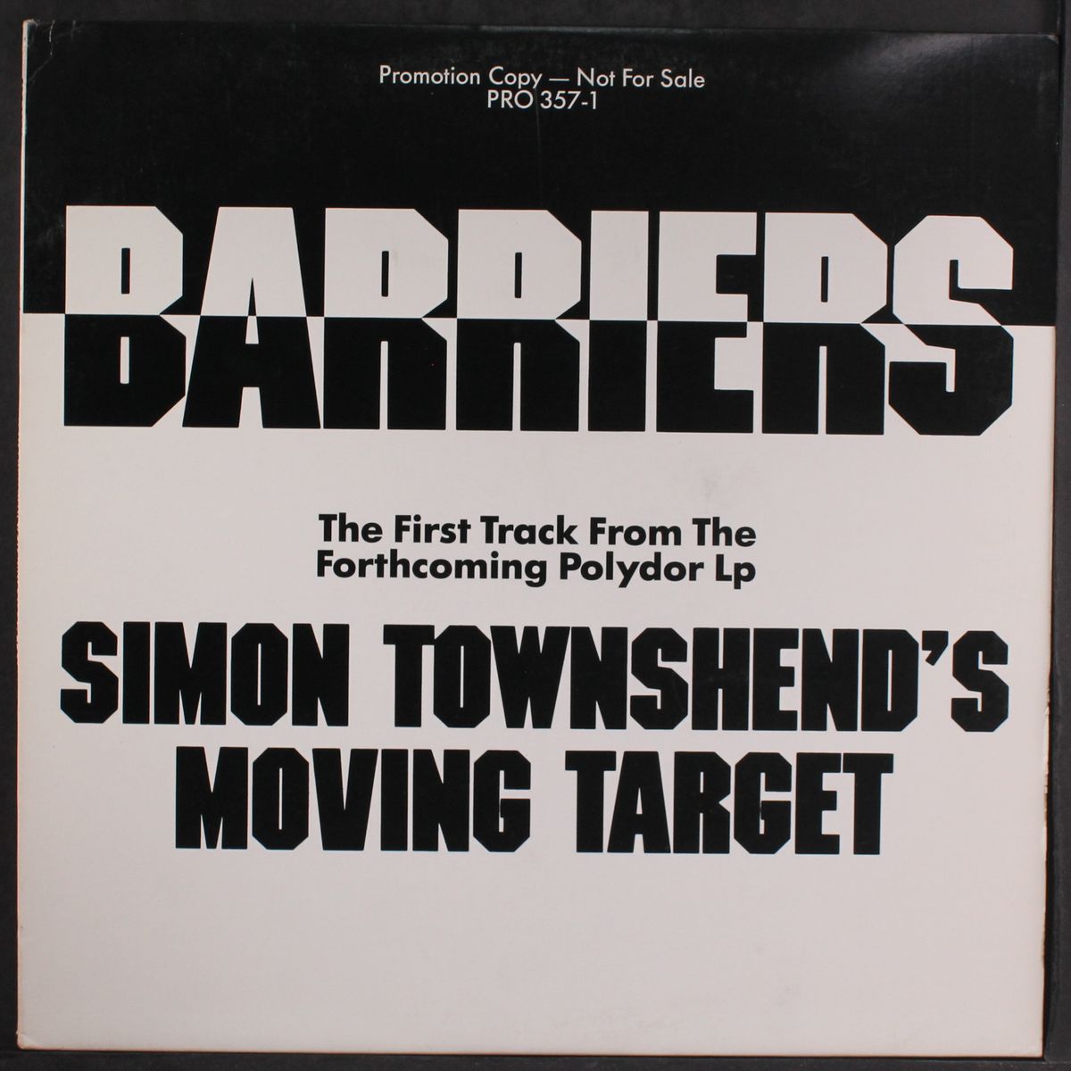 barriers / same by SIMON TOWNSHEND'S MOVING TARGET