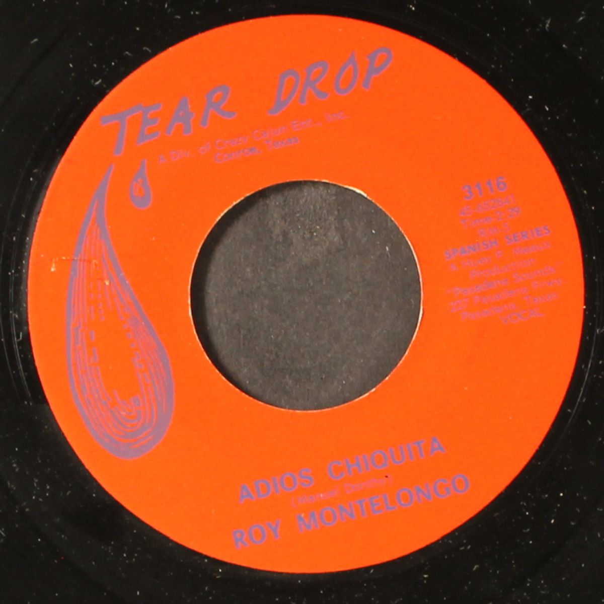 adios chiquita / la chapusera by ROY MONTELONGO