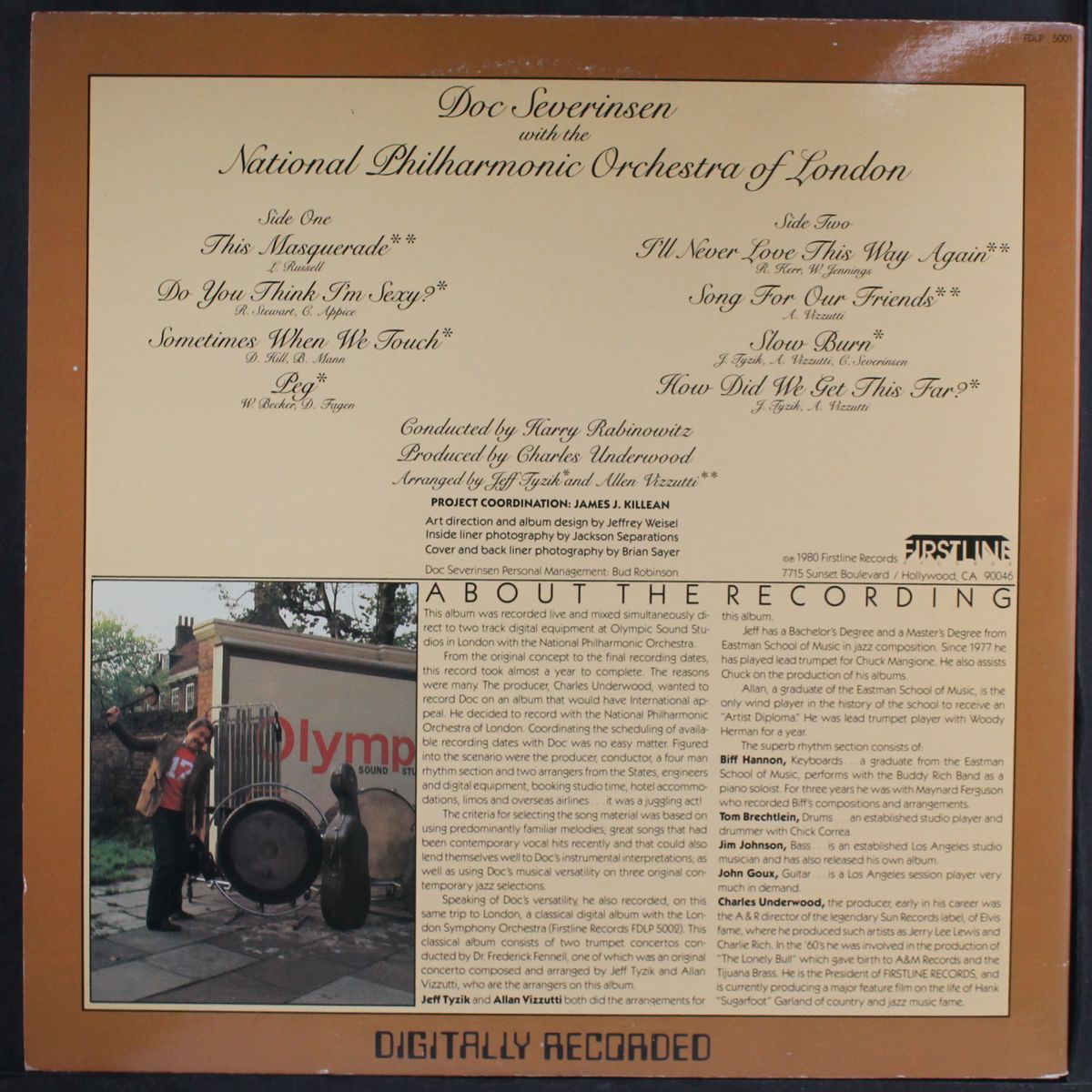 london sessions by DOC SEVERINSEN & NATIONAL PHILHARMONIC ORCHE