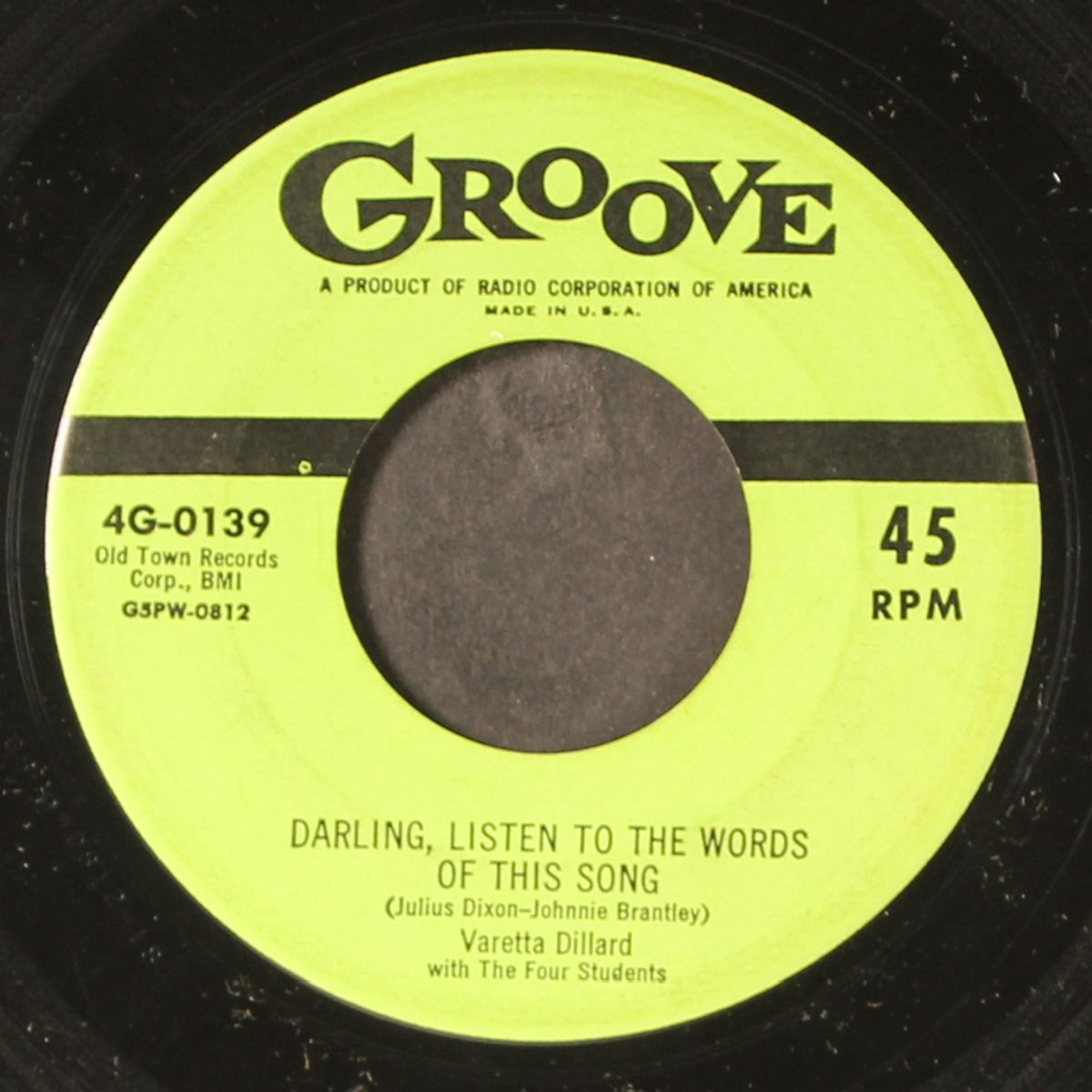 mama don't want / darling, listen to the words of this song by VARETTA DILLARD